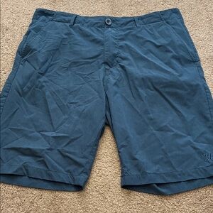 DIXXON Teal Flat Front Men's Shorts